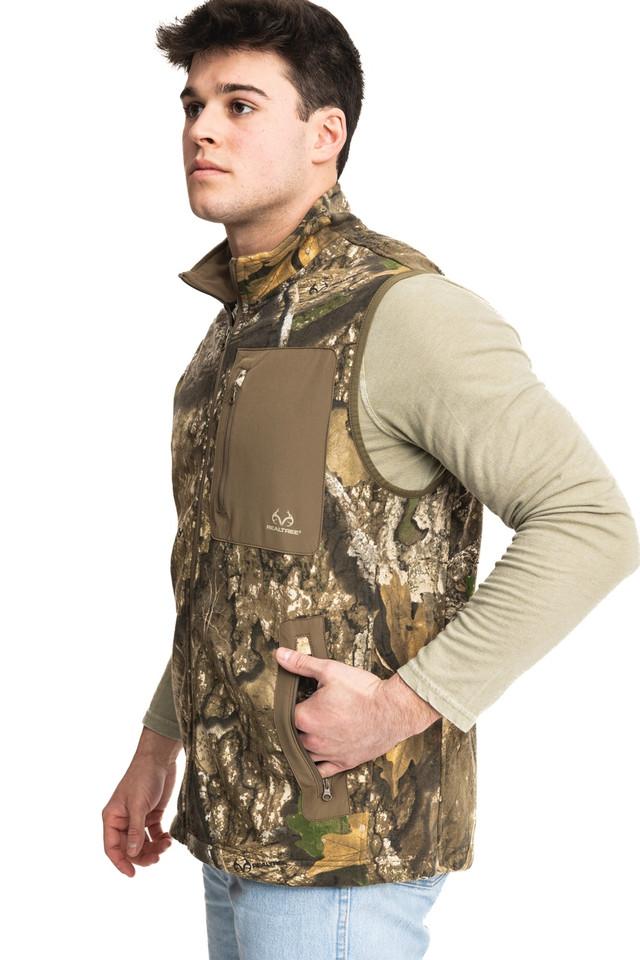 Realtree Men's Fleece Camo Vest | Realtree APX