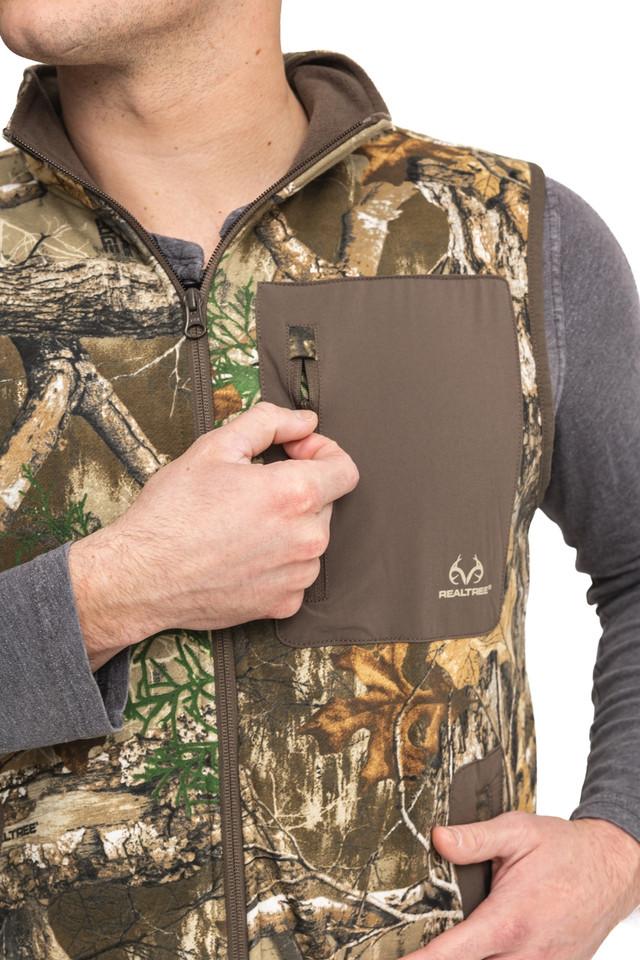 Realtree Men's Fleece Camo Vest | Realtree EDGE