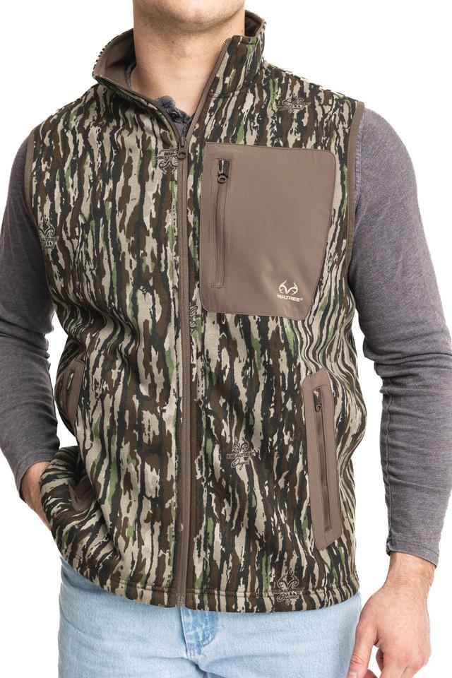 Realtree Men's Fleece Camo Vest | Realtree Original