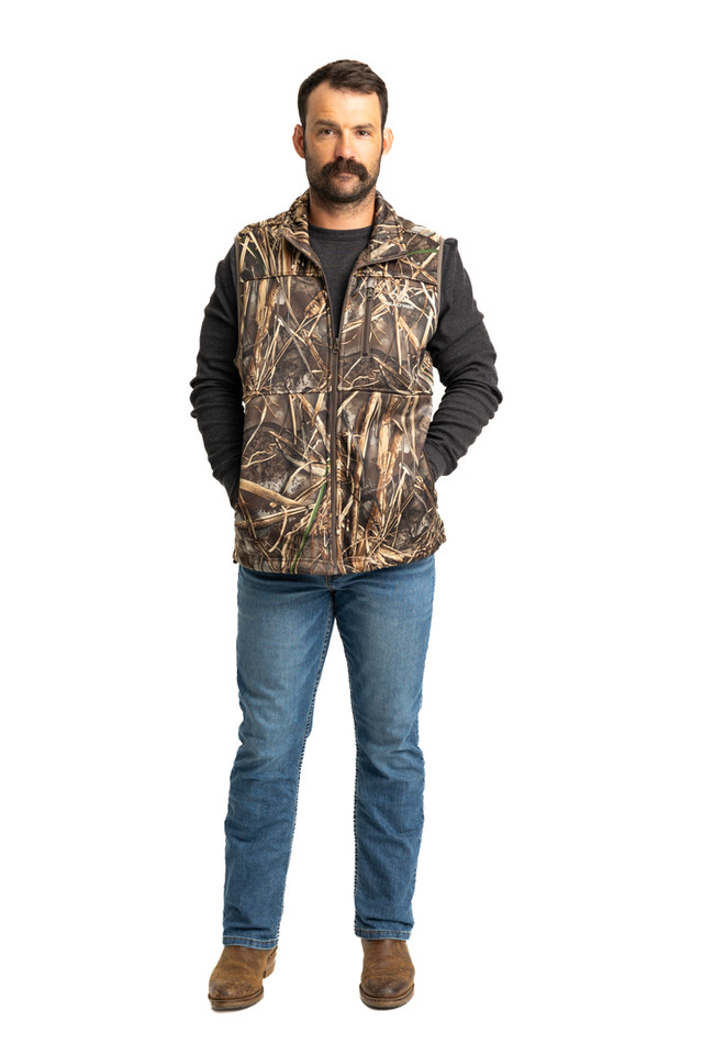 Realtree Men's High Pile Camo Vest | Realtree MAX-7