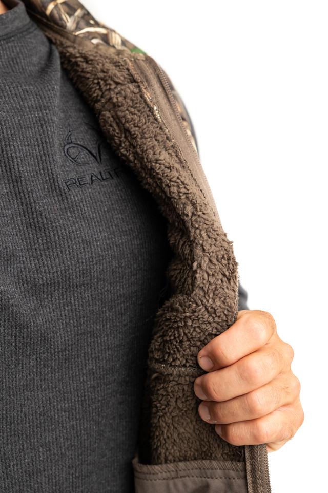 Realtree Men's High Pile Camo Vest | Realtree MAX-7