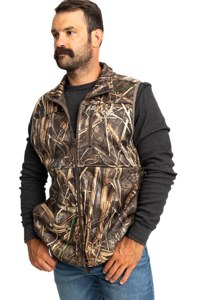 realtree Men's High Pile Camo Vest | Realtree MAX-7
