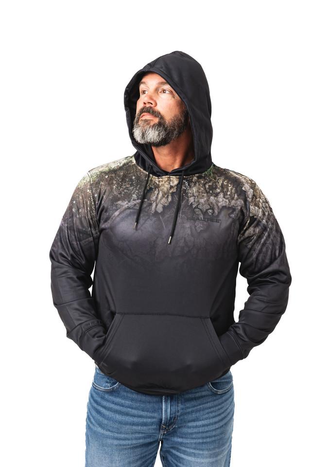 Realtree Realtree Men's Strike Performance Black Fleece Hoodie | Realtree APX