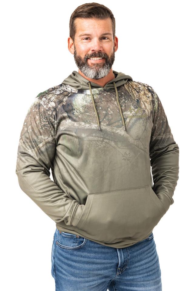 Realtree Realtree Men's Strike Performance Green Fleece Hoodie | Realtree APX