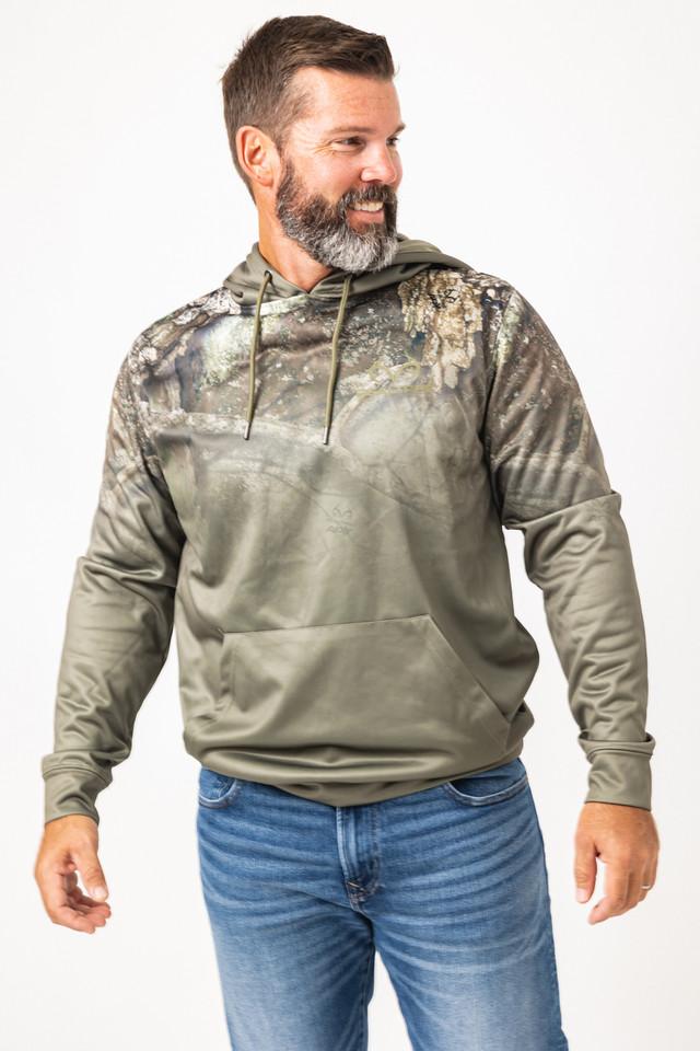 Realtree Realtree Men's Strike Performance Green Fleece Hoodie | Realtree APX