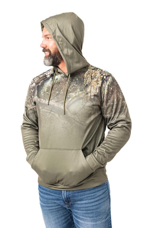 Realtree Realtree Men's Strike Performance Green Fleece Hoodie | Realtree APX