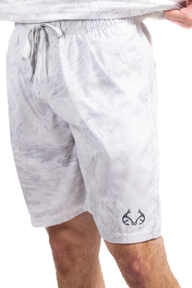 Realtree Realtree Men's White Fishing Ohana Swim Trunk | Realtree Aspect