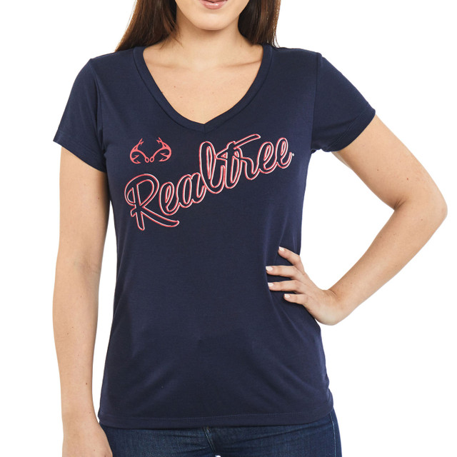 Realtree Women's Dual Blend V-neck Shirt | Realtree