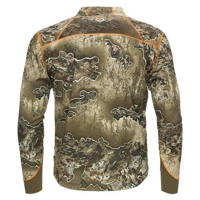 Realtree Scentlok Men's Savanna AERO Attack V2 1/4 Zip Hunting Shirt | Realtree Camo