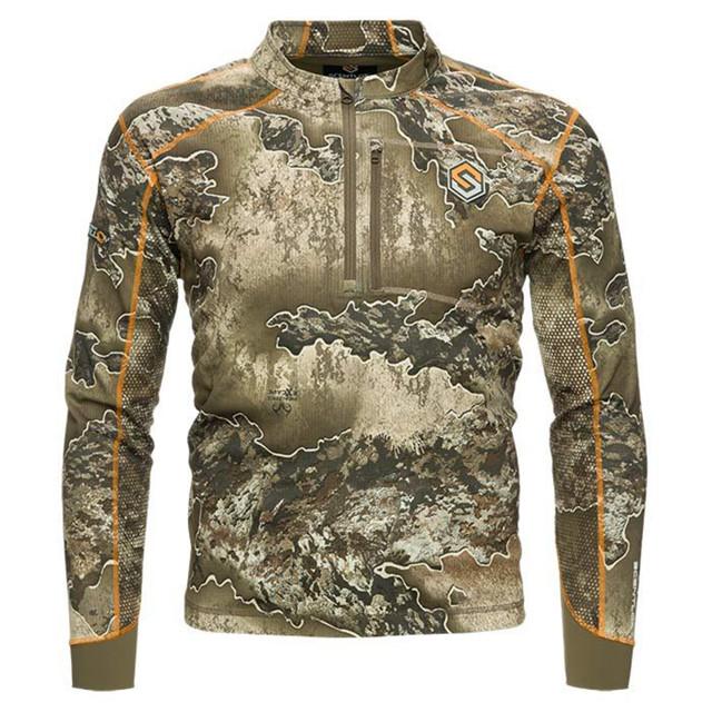 realtree Scentlok Men's Savanna AERO Attack V2 1/4 Zip Hunting Shirt | Realtree Camo