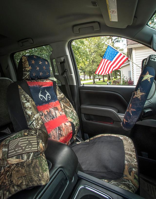 Realtree SPG Americana Camo Lowback Seat Cover | Realtree EDGE