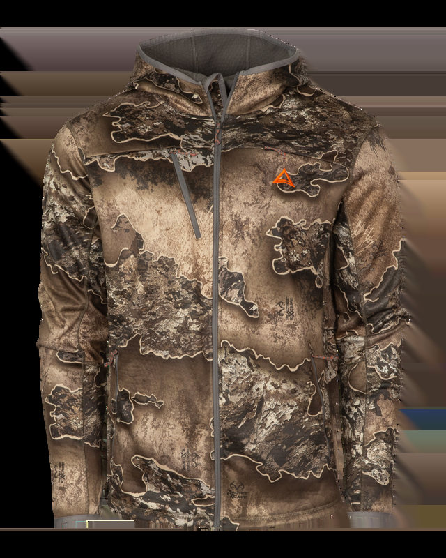 realtree Thacha Men's Hooded Fleece Midlayer Hunting Jacket | Realtree EXCAPE