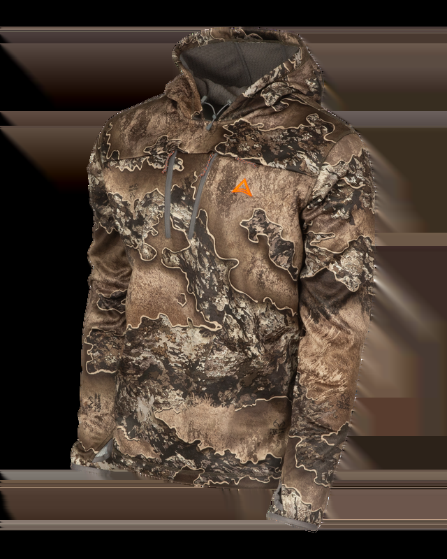 Realtree Thacha Men's MidLayer Hooded Pullover Hunting Hoodie | Realtree EXCAPE