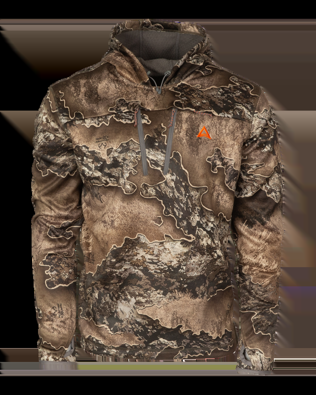realtree Thacha Men's MidLayer Hooded Pullover Hunting Hoodie | Realtree EXCAPE
