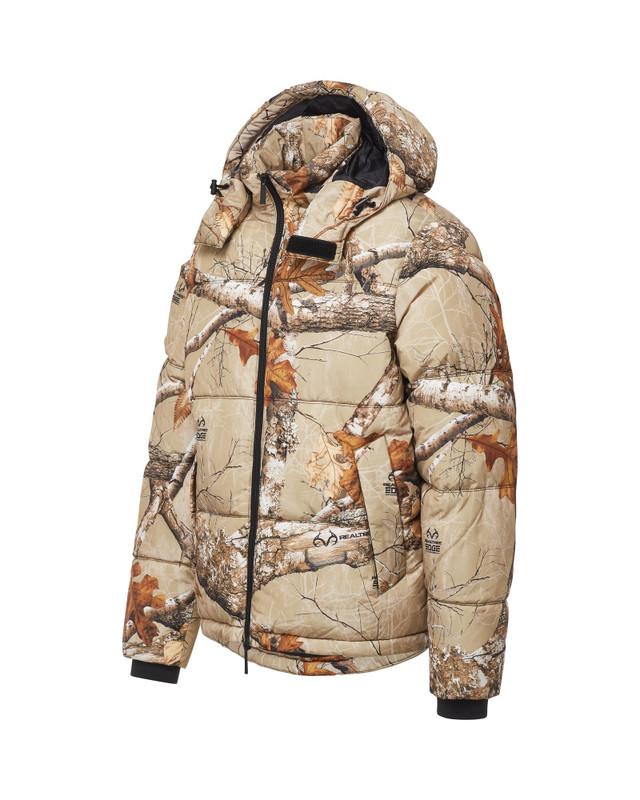 Realtree The Very Warm Hooded Puffer Desert Camo Unisex Jacket | Realtree EDGE Colors