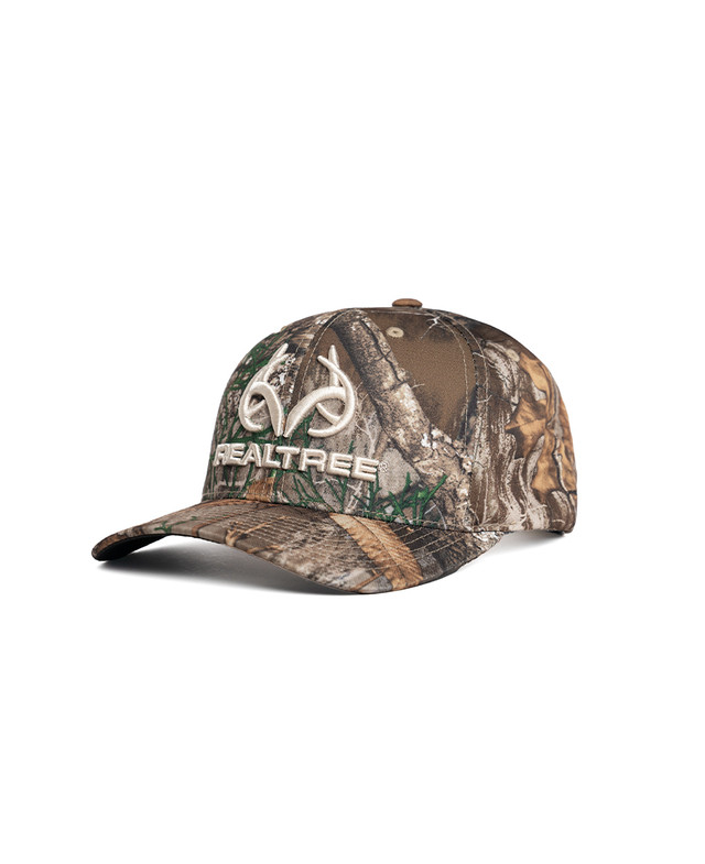 realtree Unisex Embroidered Logo 6 Panel Camo Hat | Realtree EDGE