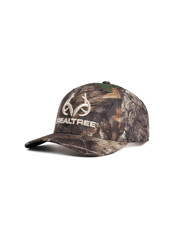 realtree Unisex Embroidered Logo 6 Panel Camo Hat | Realtree APX