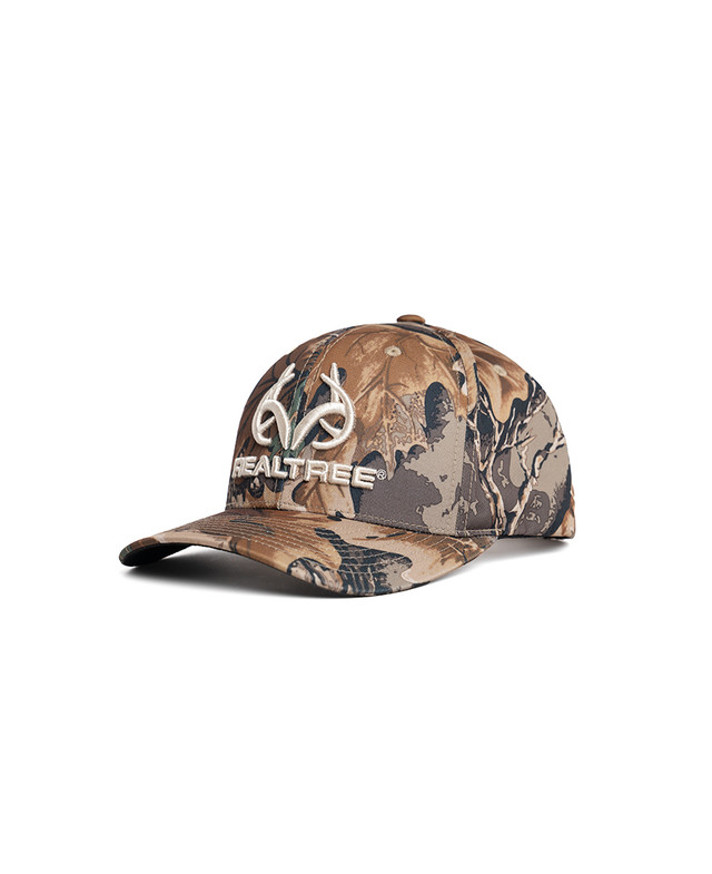 realtree Unisex Embroidered Logo 6 Panel Camo Hat | Realtree Advantage Classic