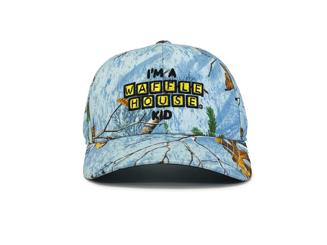 Realtree Waffle House Kid's Blue Camo Hat | Realtree XTRA Colors