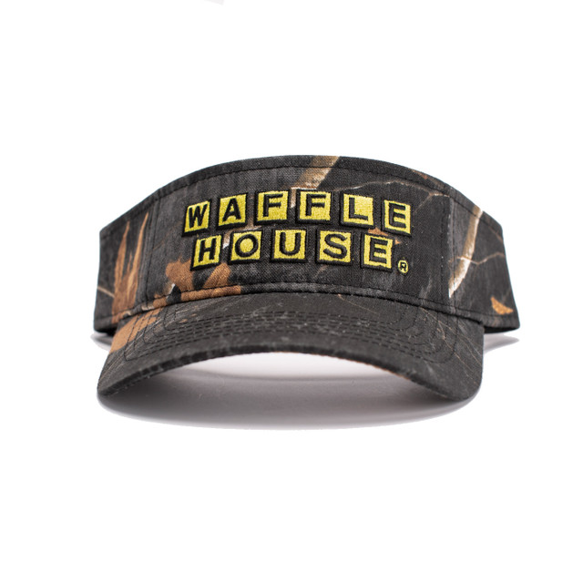 Realtree Waffle House Men's Black House Visor | Realtree XTRA