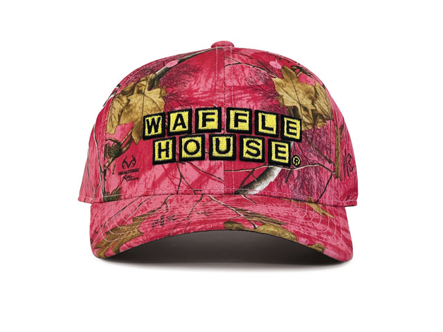 Realtree Waffle House Unisex Pink Gold Letter Camo Hat | Realtree XTRA Colors