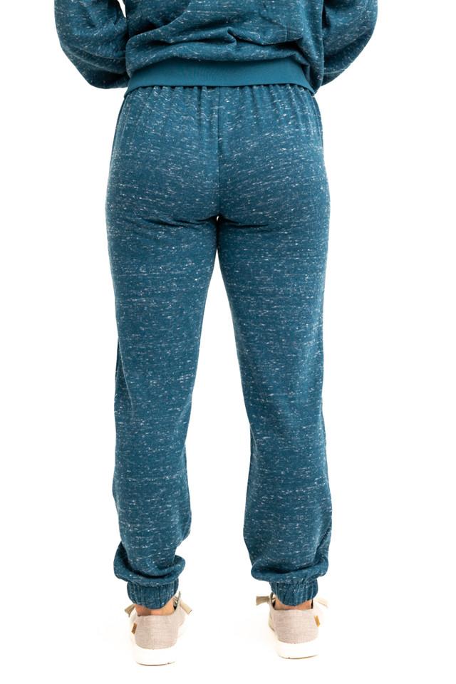 Realtree Women's Applejack Blue Speckled Fleece Sweatpant Jogger | Realtree