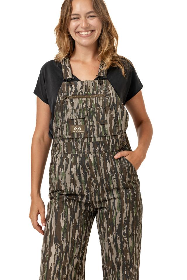 Realtree Women's Canvas Cotton Hunting Bib Overall | Realtree Original