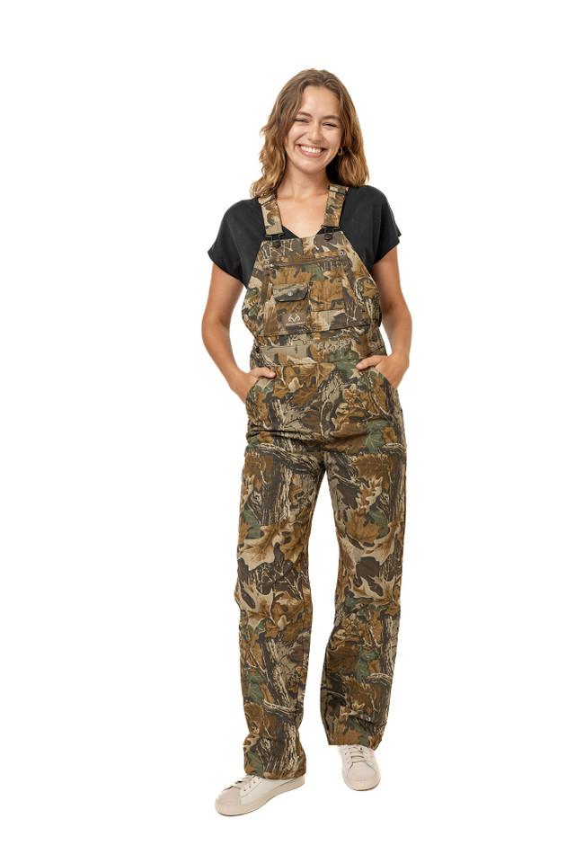 realtree Women's Canvas Cotton Hunting Bib Overall | Realtree Advantage Classic