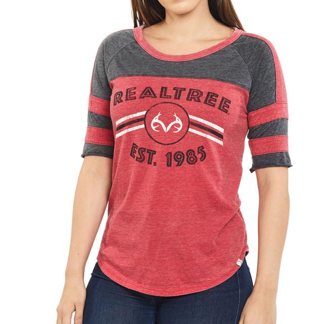 realtree Women's Double Stripe Burnout Shirt | Realtree