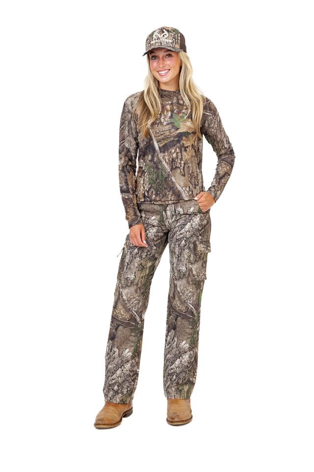 Realtree Women's Long Sleeve Hooded Camo Shirt | Realtree APX