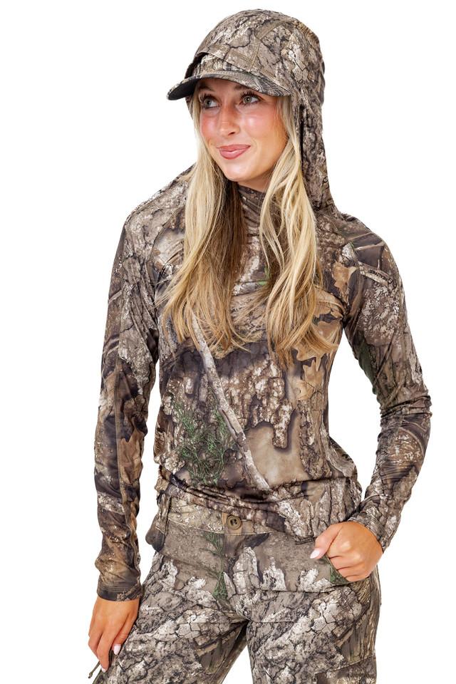 realtree Women's Long Sleeve Hooded Camo Shirt | Realtree APX