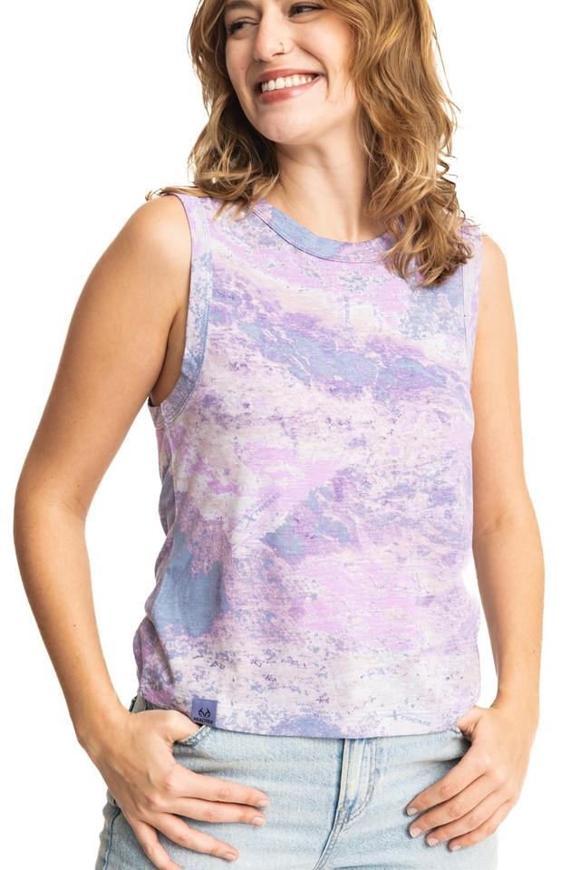 Realtree Women's Purple Bamboo Tank Shirt | Realtree XTREME Colors