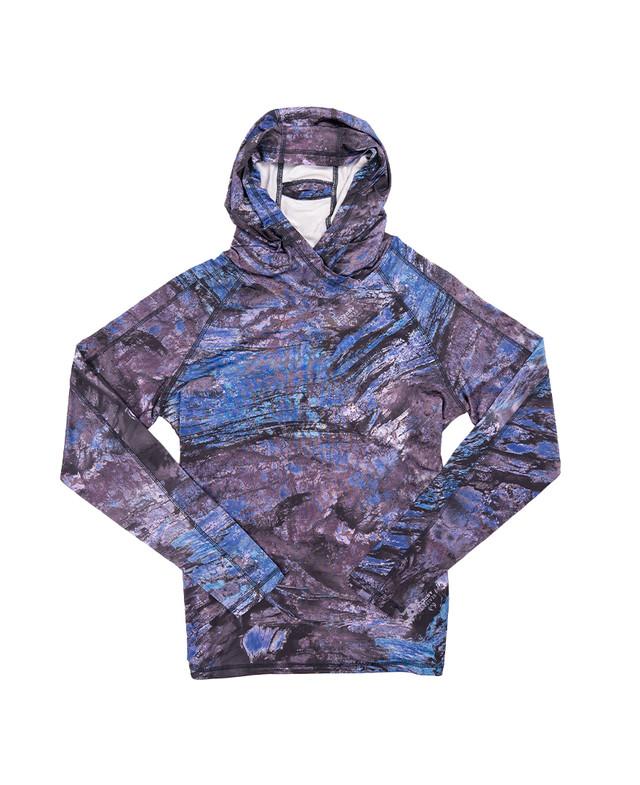 realtree Women's Purple Long Sleeve Hooded Shirt | Realtree Aspect