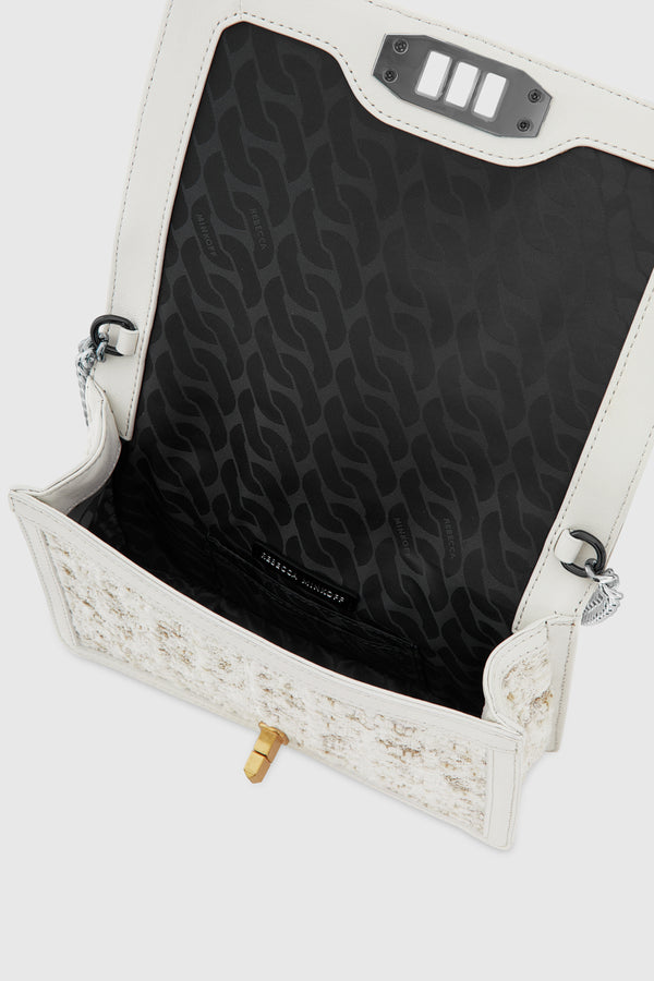 Rebecca Minkoff Chevron Quilted Small Love Crossbody