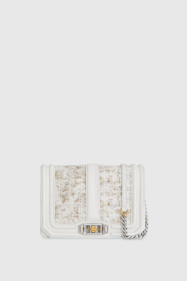 rebecca minkoff Chevron Quilted Small Love Crossbody