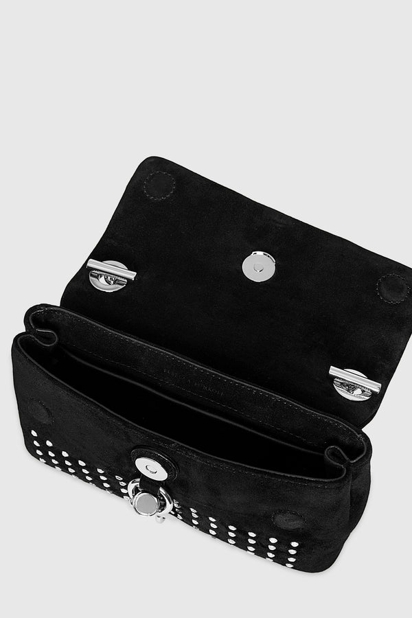 Rebecca Minkoff Edie Date Night Crossbody With Crystal Studs