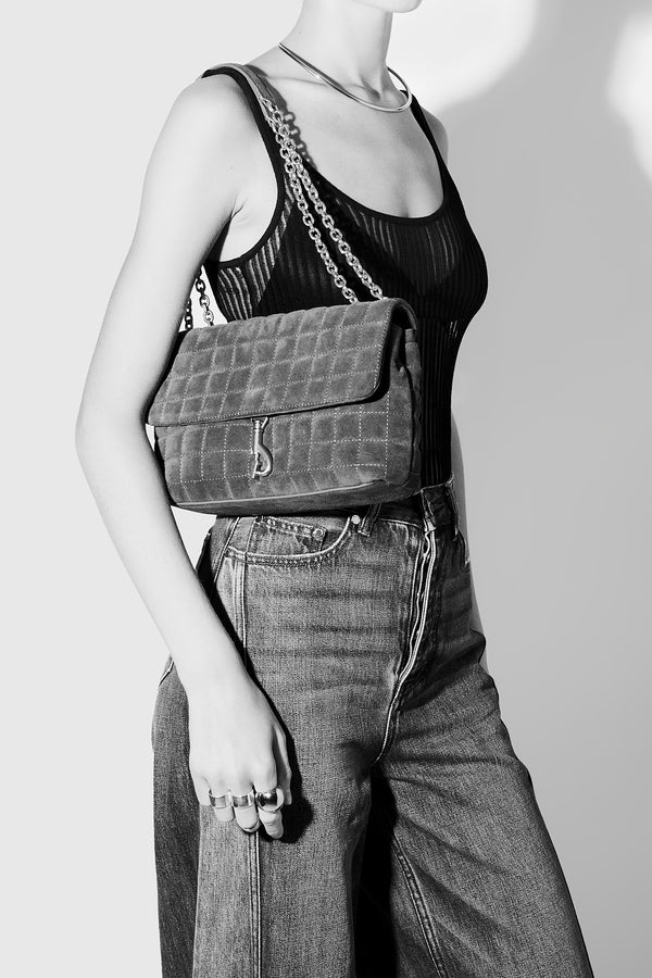 Rebecca Minkoff Edie Medium Crossbody With Square Quilt