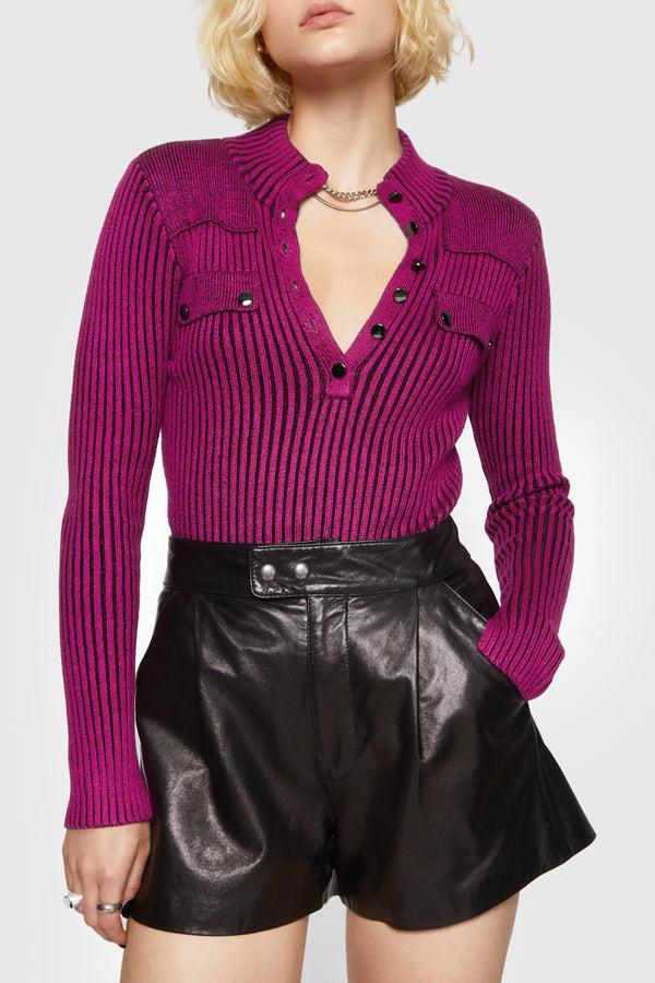 Rebecca Minkoff Alana Military Henley