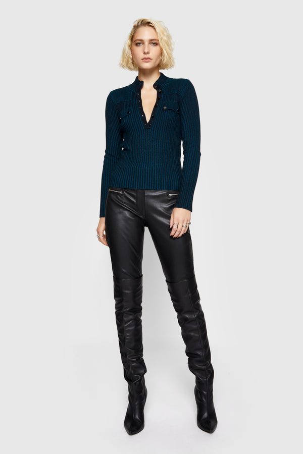 Rebecca Minkoff Alana Military Henley