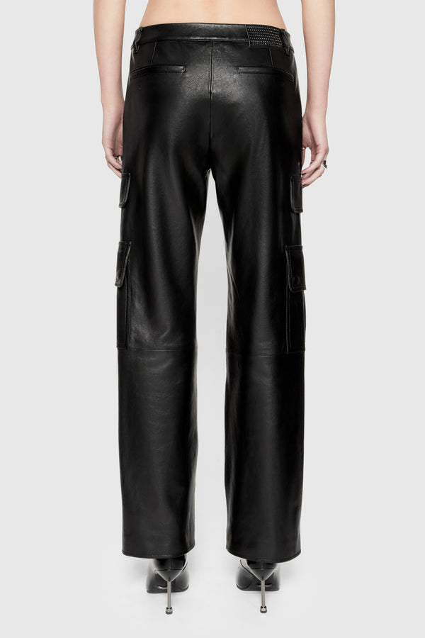 Rebecca Minkoff Bowie Leather Cargo Pant