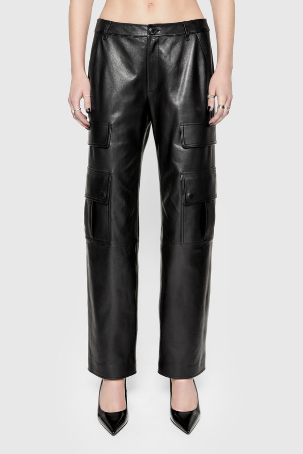 Rebecca Minkoff Bowie Leather Cargo Pant