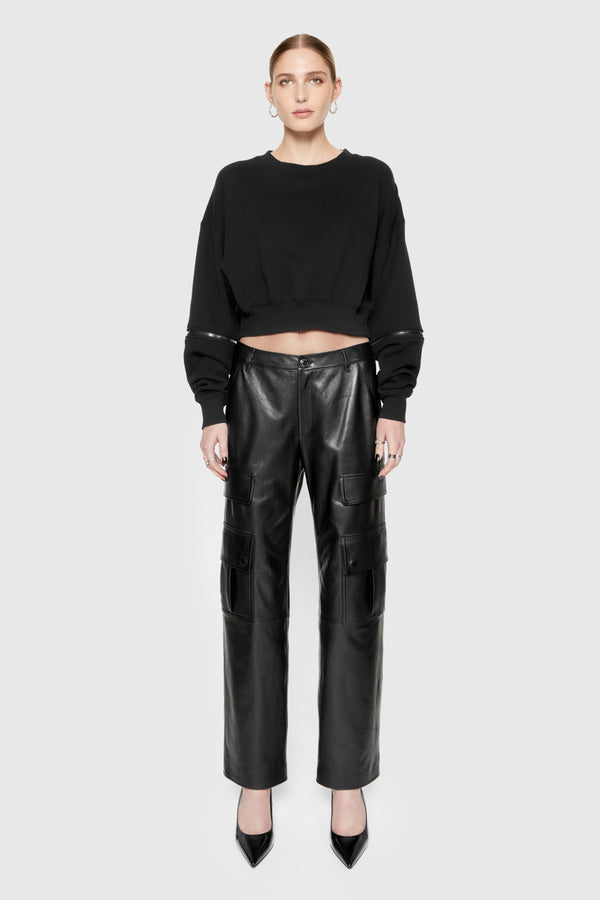 rebecca minkoff Bowie Leather Cargo Pant