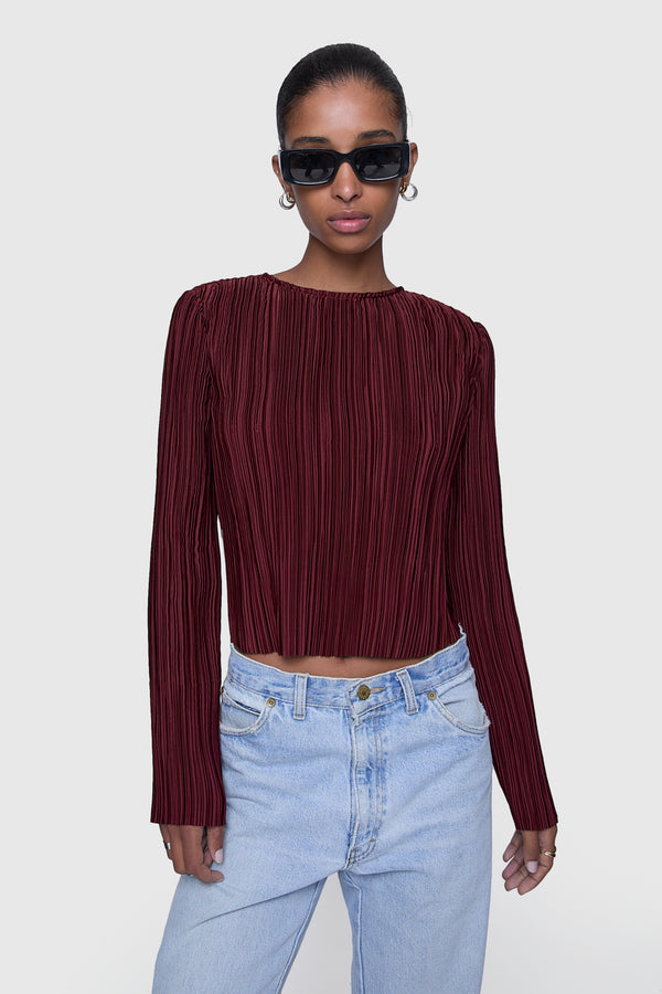 rebecca minkoff Calista Pleated Top