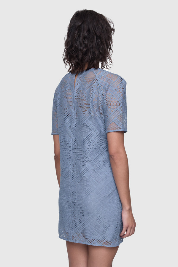 Rebecca Minkoff Cara Lace Short Sleeve Dress