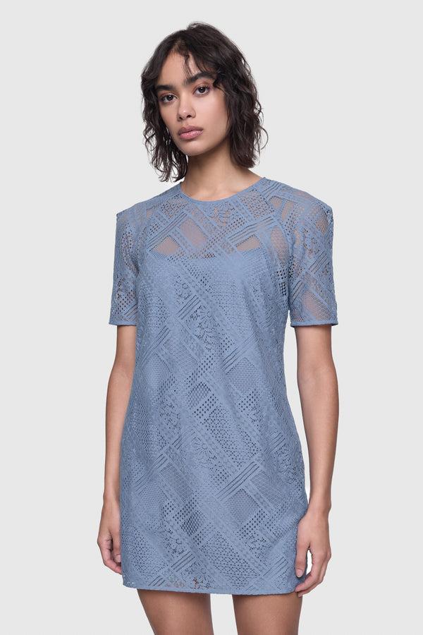 rebecca minkoff Cara Lace Short Sleeve Dress
