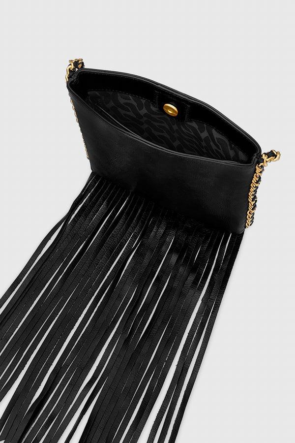 Rebecca Minkoff Carly North South Fringe Crossbody