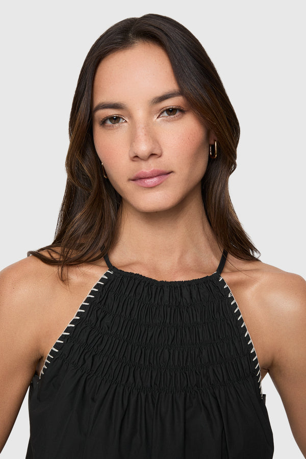 Rebecca Minkoff Cassie Smocked Top