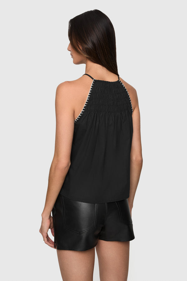 Rebecca Minkoff Cassie Smocked Top