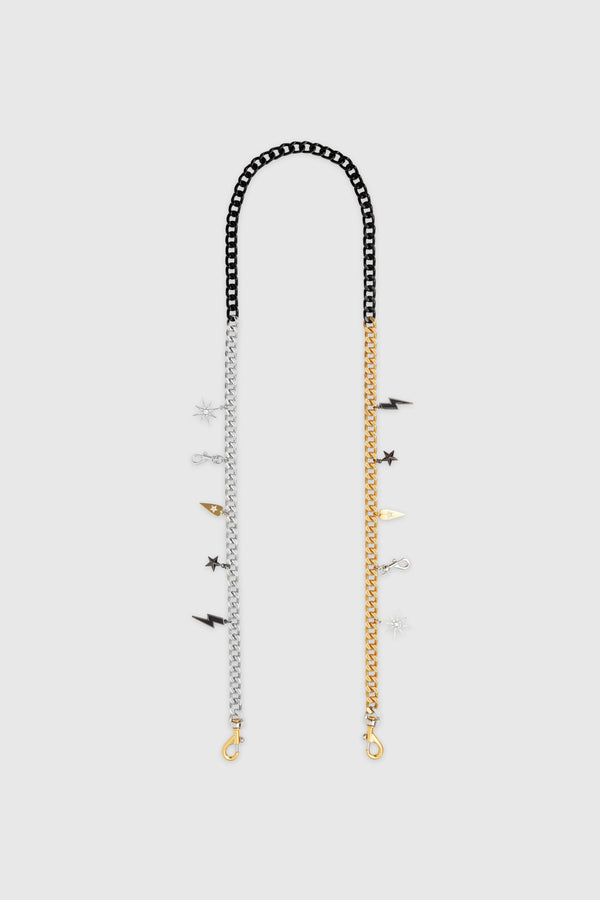 rebecca minkoff Crossbody Strap Chain With Charms