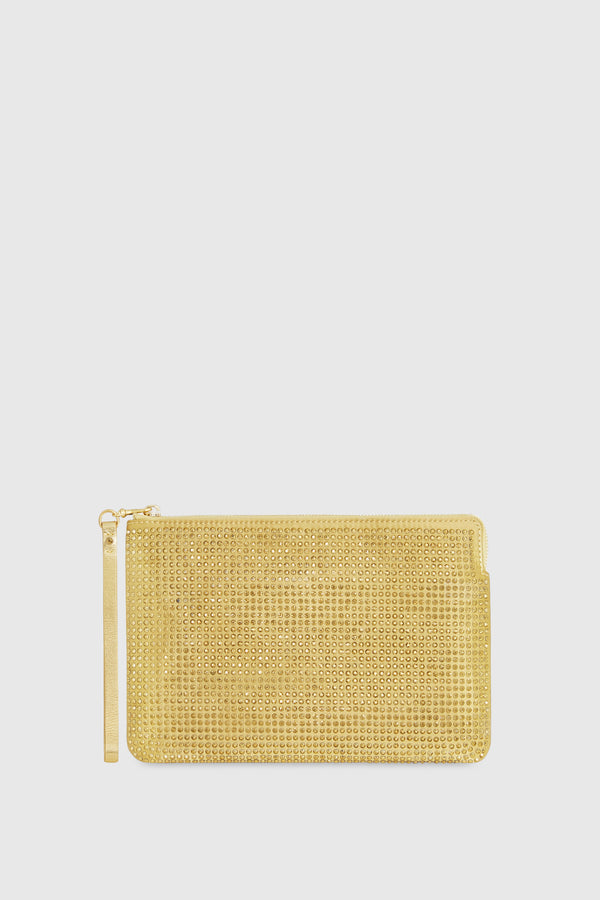 rebecca minkoff Crystal Studded Wristlet